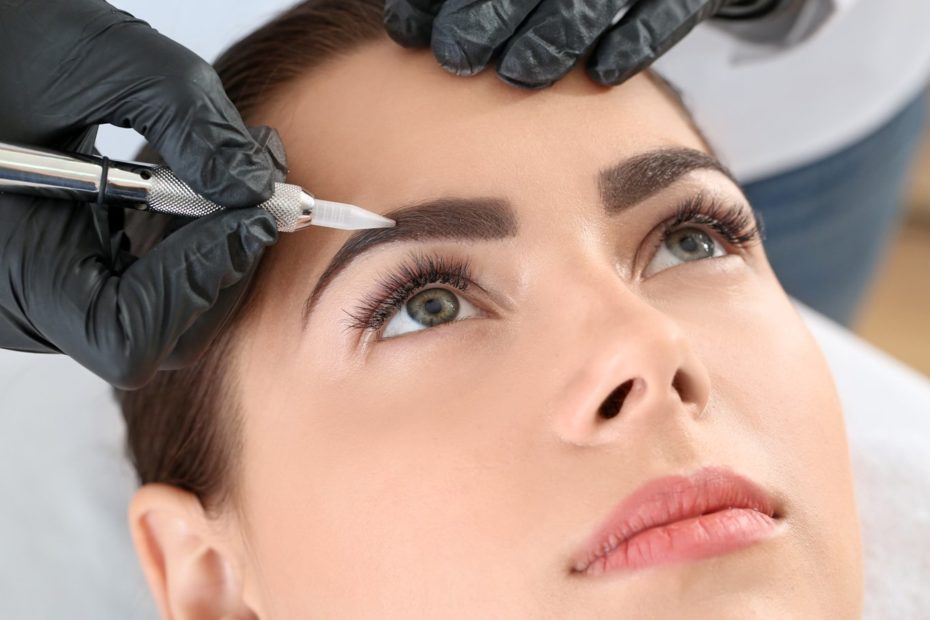 4. Permanent makeup for eyebrows - wide 6