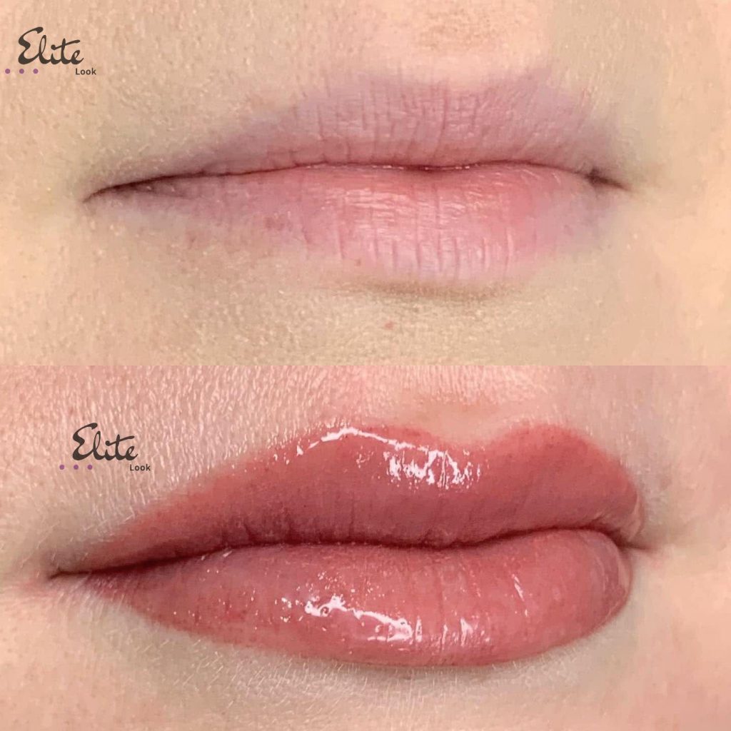 Lip tattoo