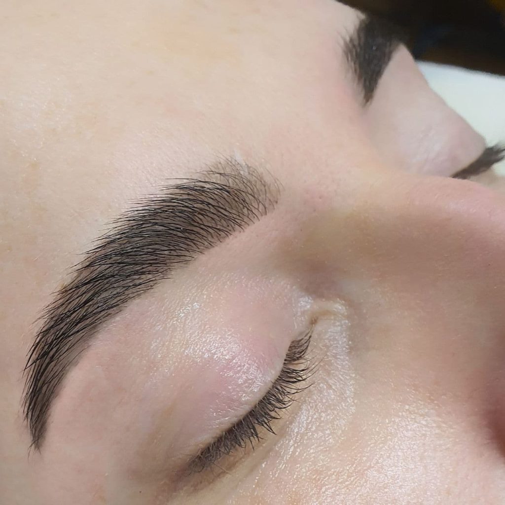 Powdery eyebrow tattooing Perth