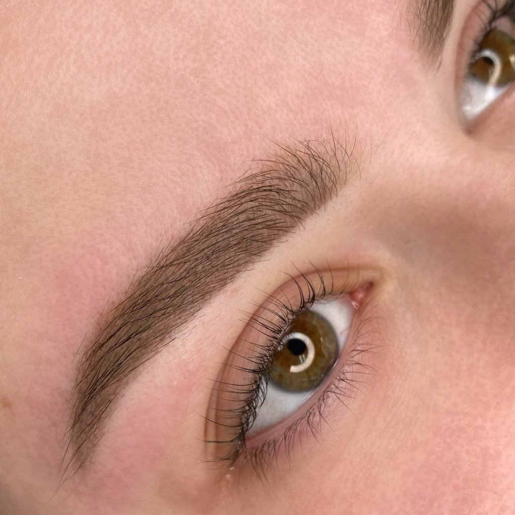 Powdery eyebrow tattooing Perth