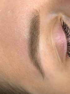 Powdery eyebrow tattooing Perth