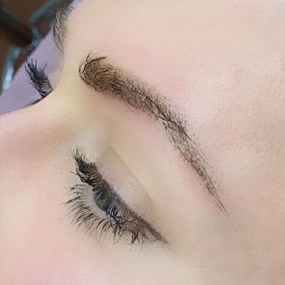 Powdery eyebrow tattooing Perth