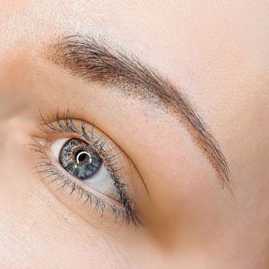 Powdery eyebrow tattooing Perth