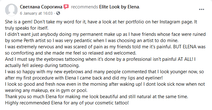lip tattoo Perth