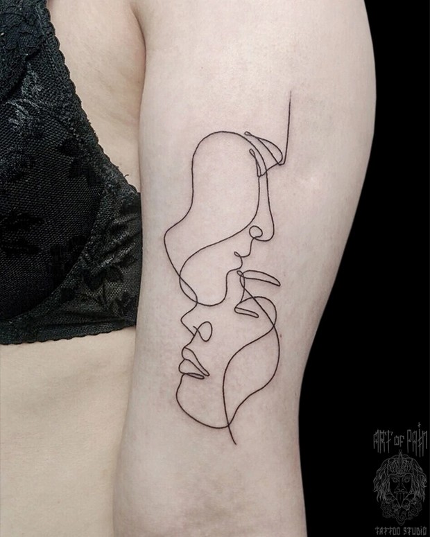 Fine line tattoo Perth