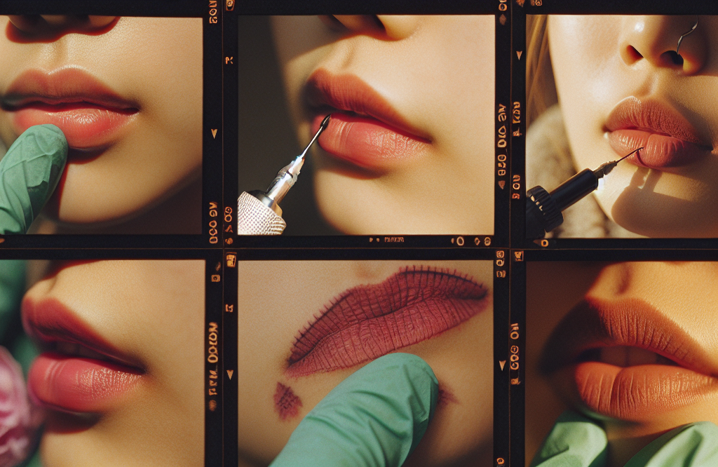 lip blush tattoo