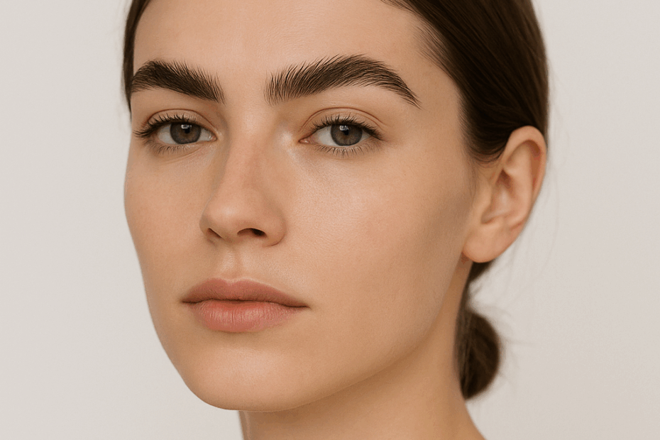 Eyebrow lamination and eyebrow tattoo combo