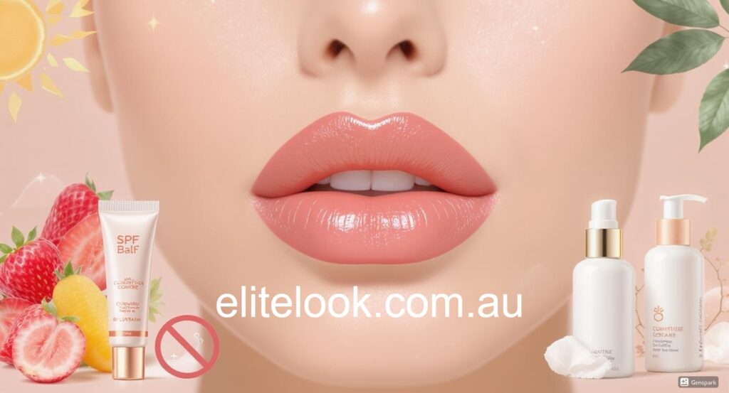 Lip tattoo care